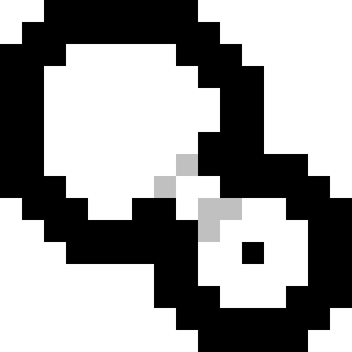 A pixel art shovel cursor