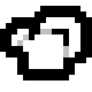 A pixel art watering can cursor